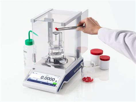 Measuring Density with Laboratory Balance 